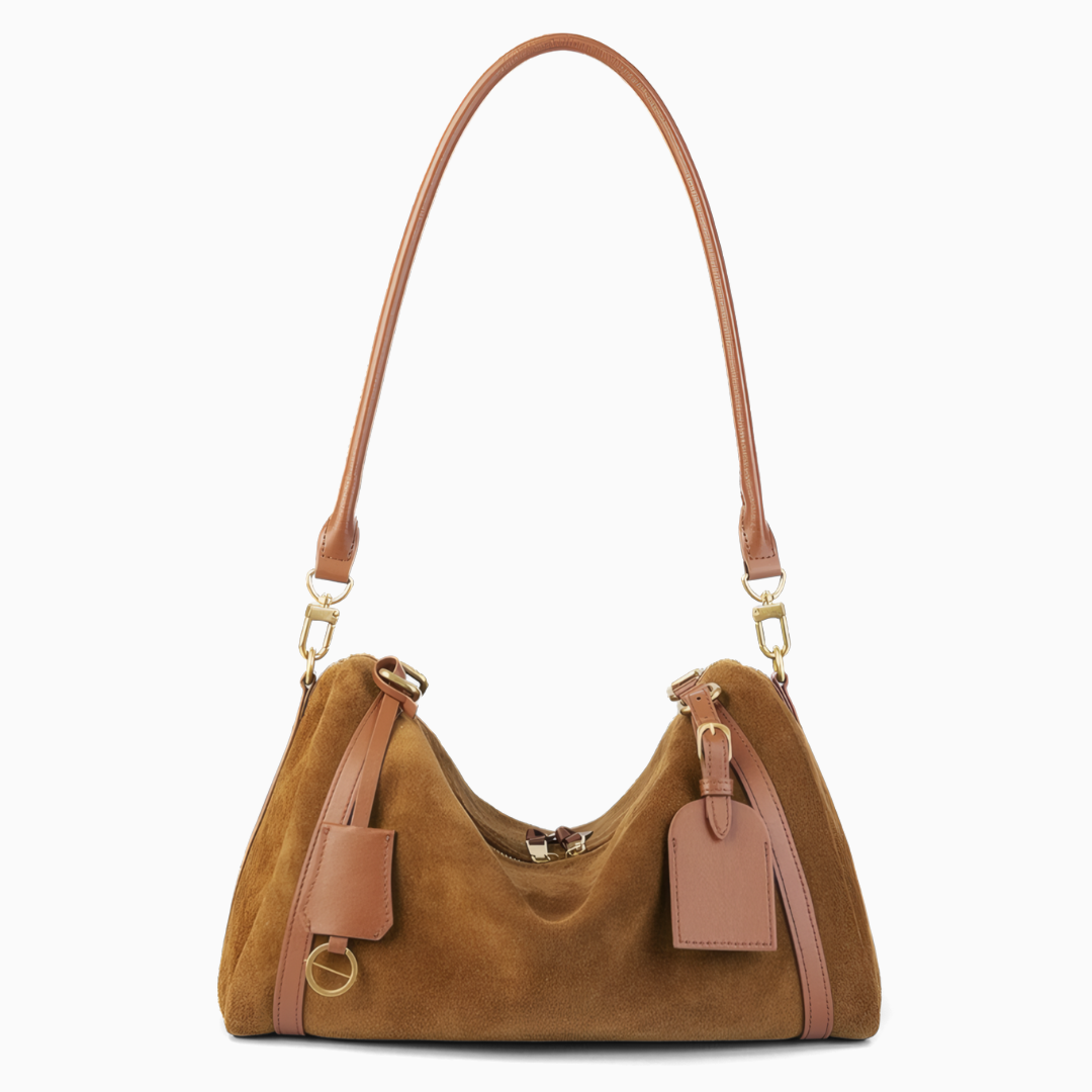 Voyageur Suede Shoulder Bag
