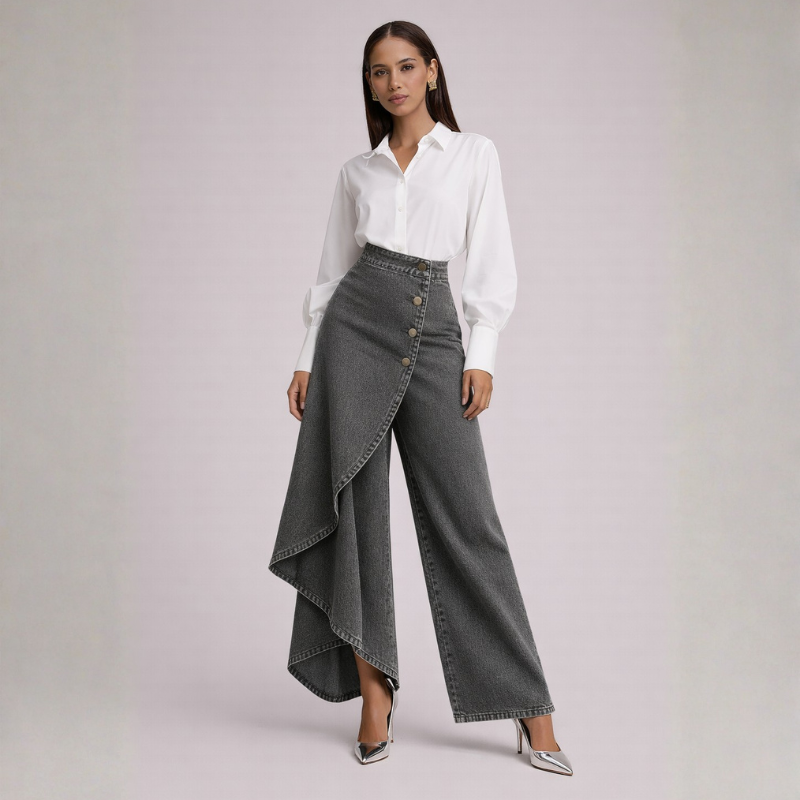 Becca Denim Skirt Pants