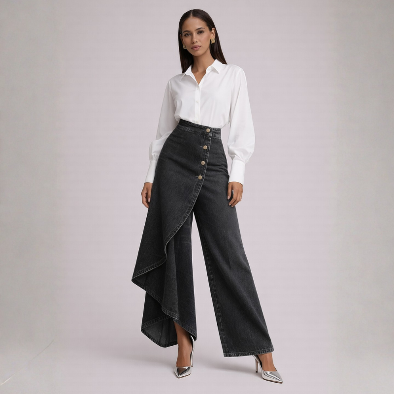 Becca Denim Skirt Pants