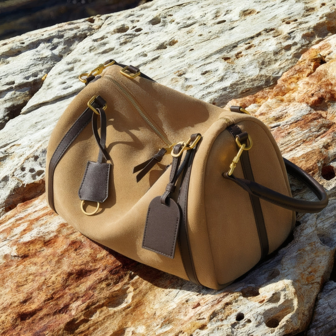 Voyageur Suede Shoulder Bag