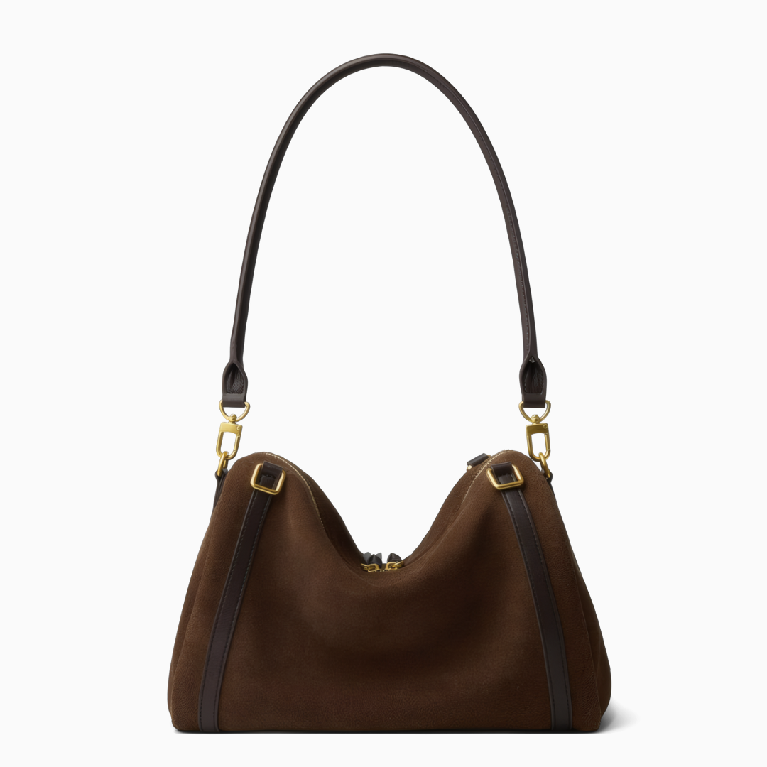 Voyageur Suede Shoulder Bag