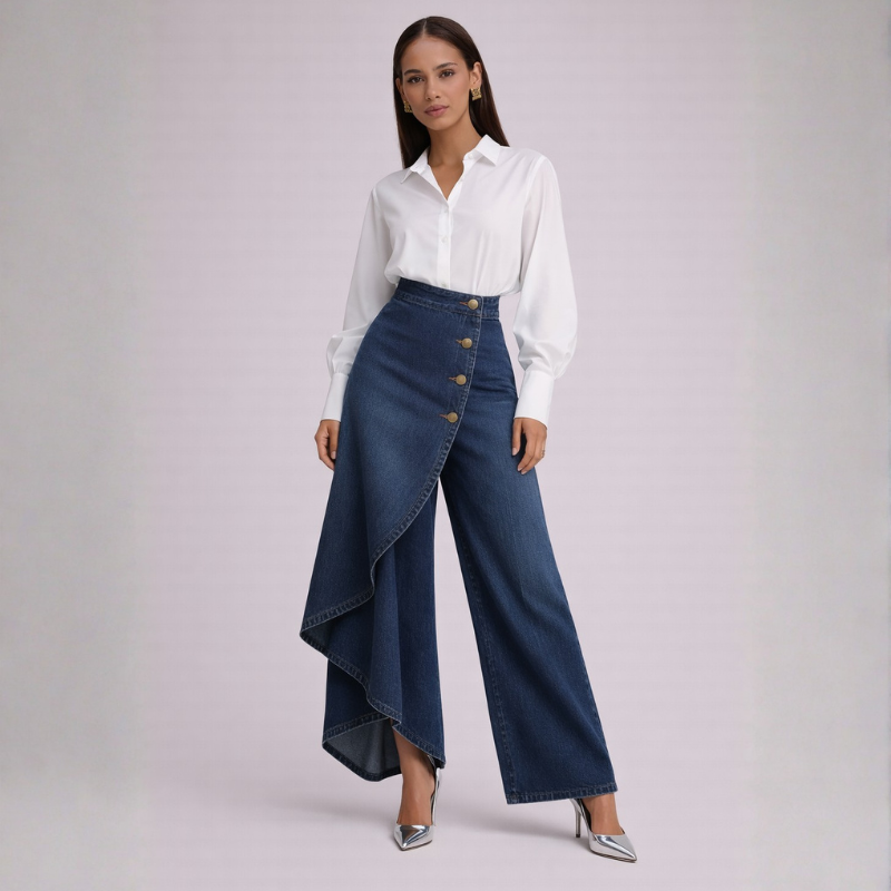 Becca Denim Skirt Pants