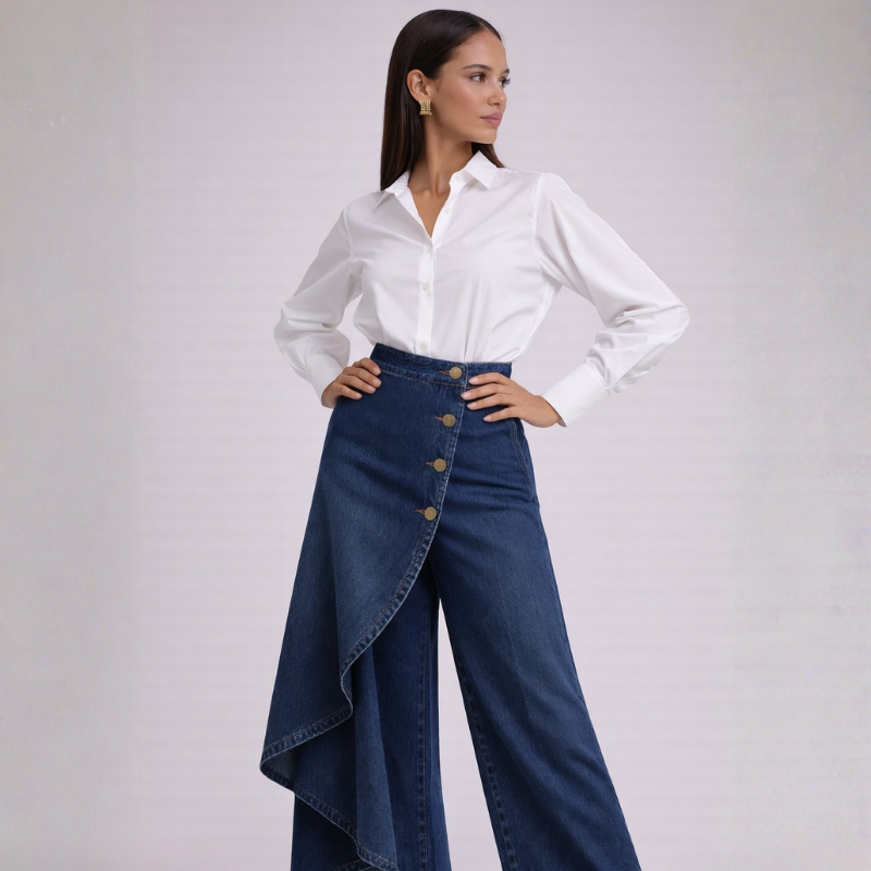 Becca Denim Skirt Pants