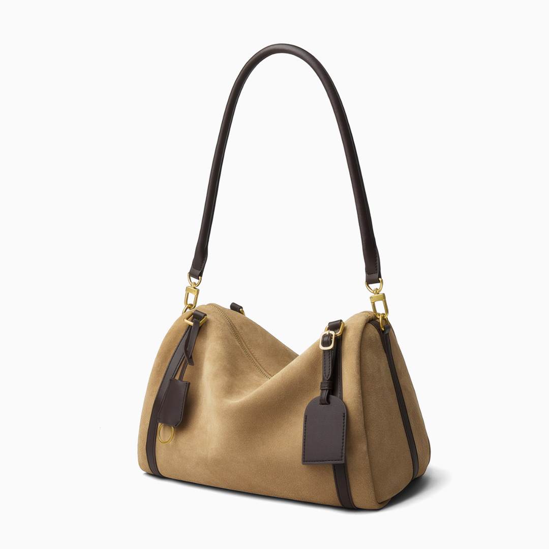 Voyageur Suede Shoulder Bag