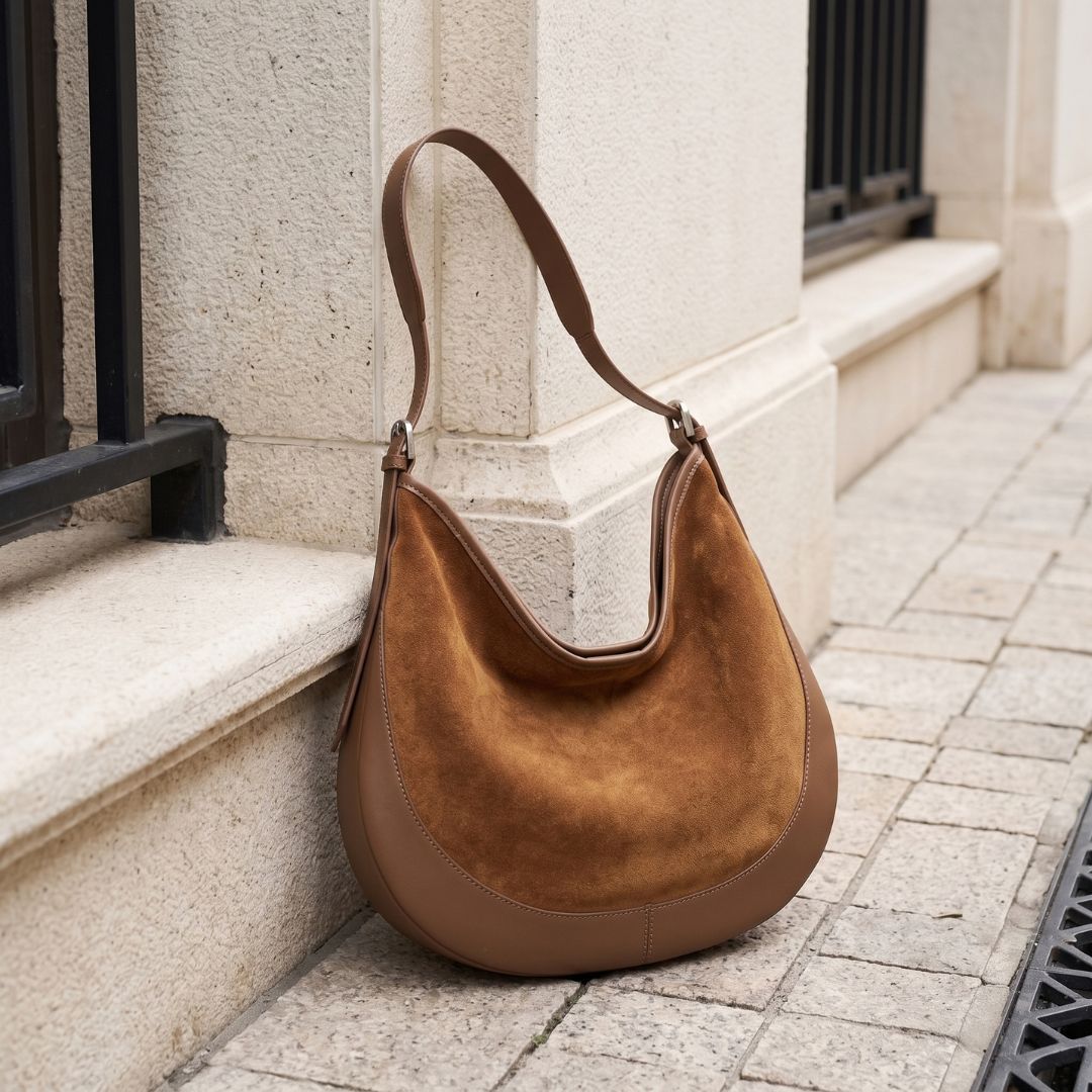 Halcyra Crescent Shoulder Bag