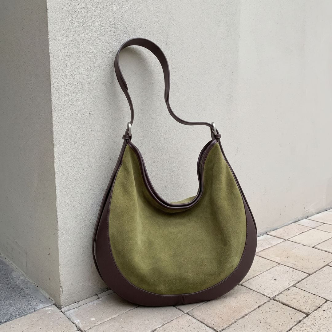 Halcyra Crescent Shoulder Bag