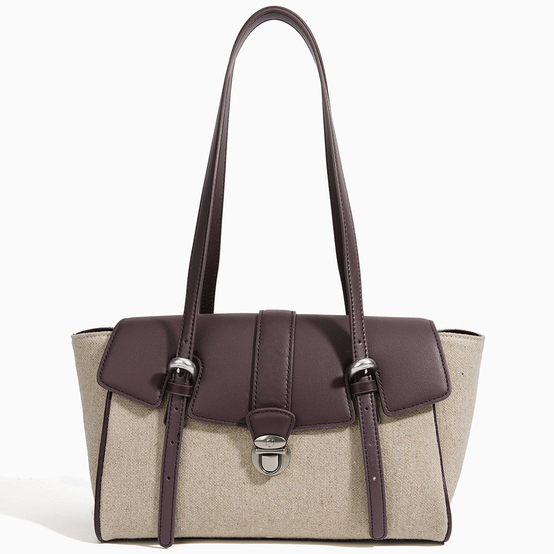 Marisette Two-Tone Shoulder Bag