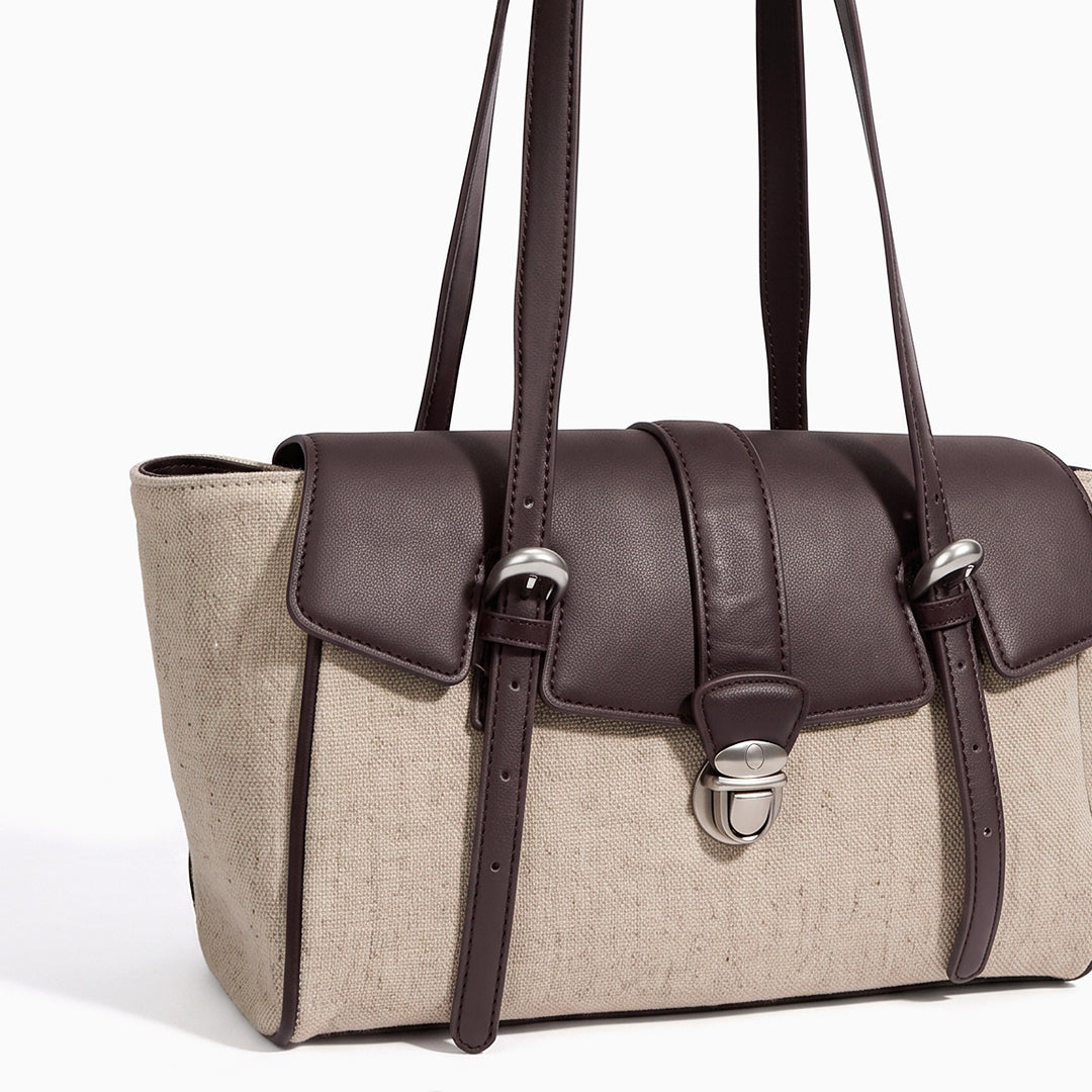 Marisette Two-Tone Shoulder Bag