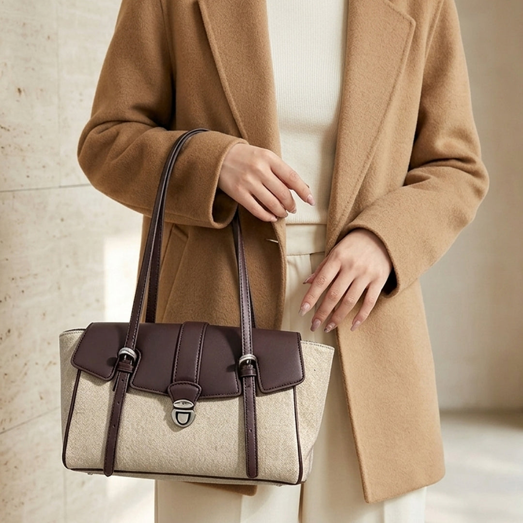 Marisette Two-Tone Shoulder Bag