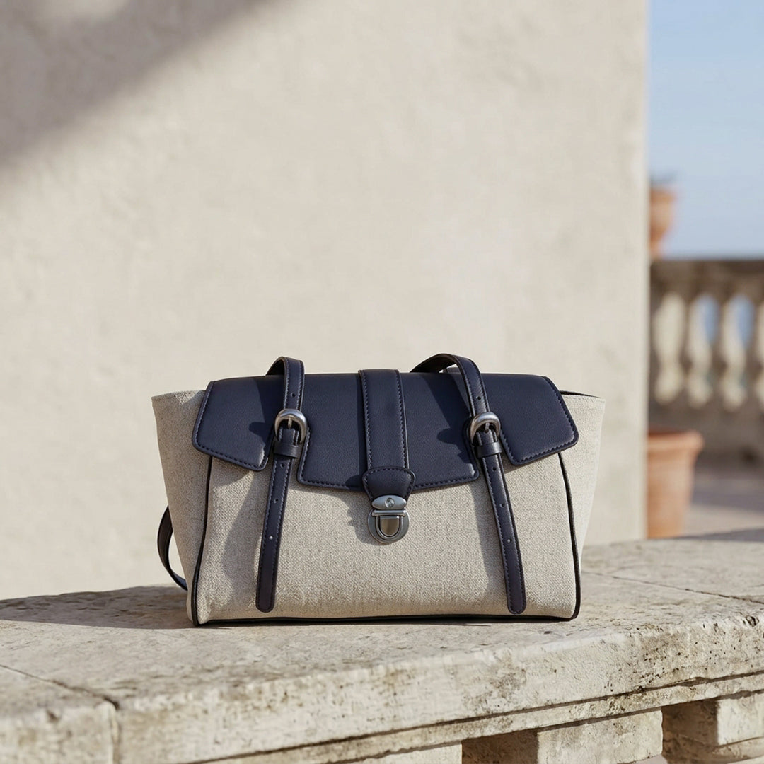 Marisette Two-Tone Shoulder Bag