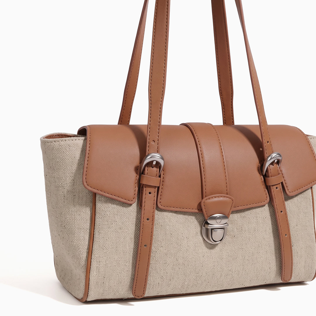 Marisette Two-Tone Shoulder Bag