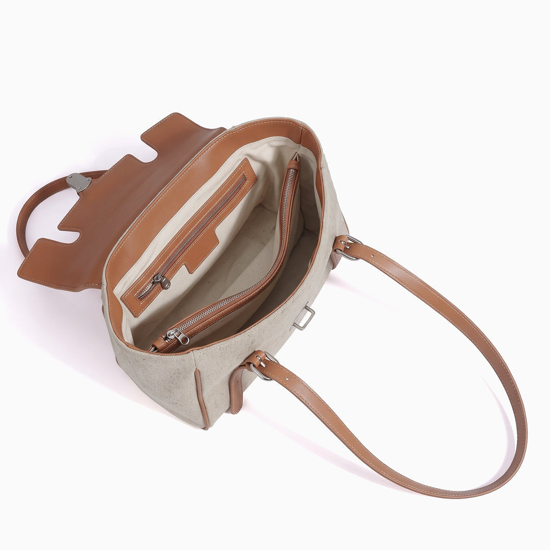 Marisette Two-Tone Shoulder Bag