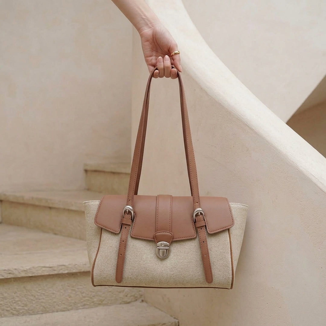 Marisette Two-Tone Shoulder Bag