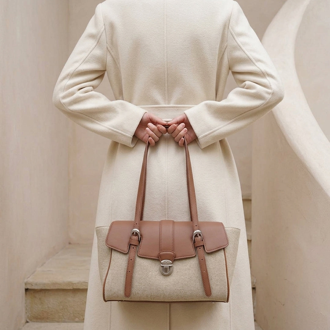 Marisette Two-Tone Shoulder Bag