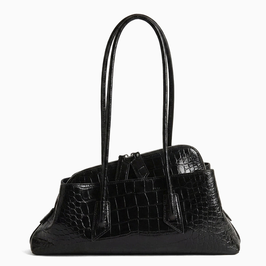 Ottoline Croco Leather Shoulder Bag