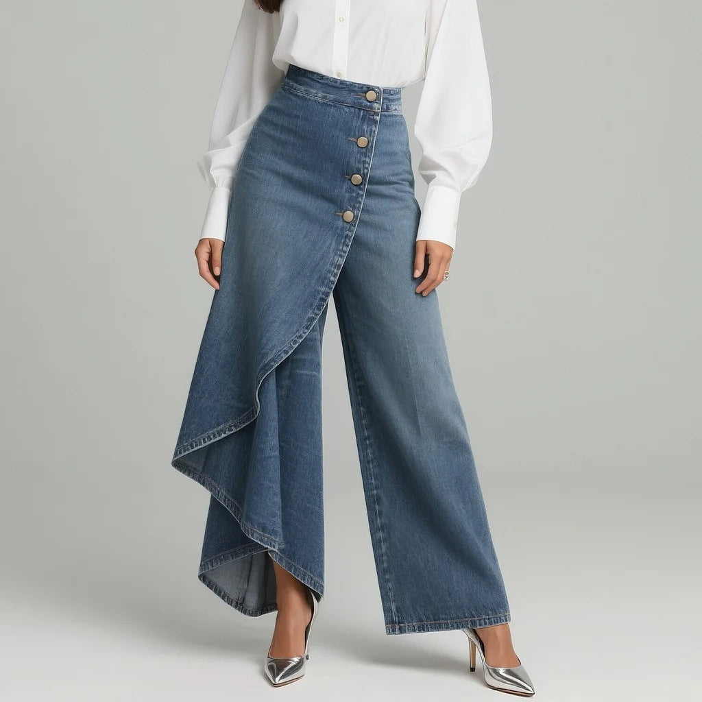 Becca Denim Skirt Pants