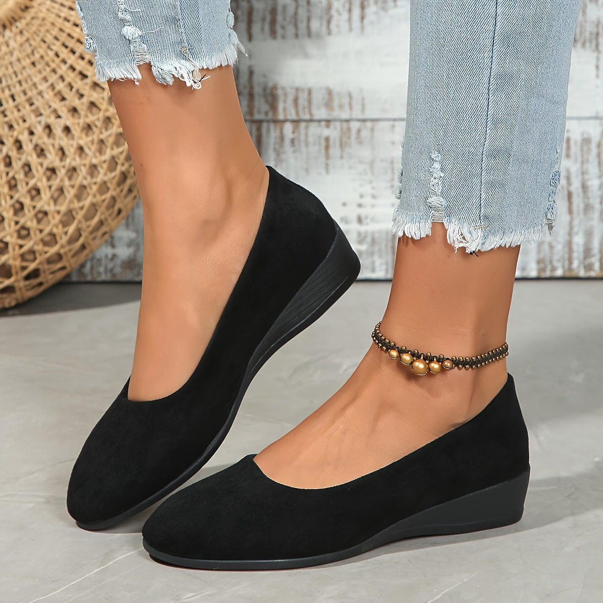 Sarah™ Wedge Ballerina Flats