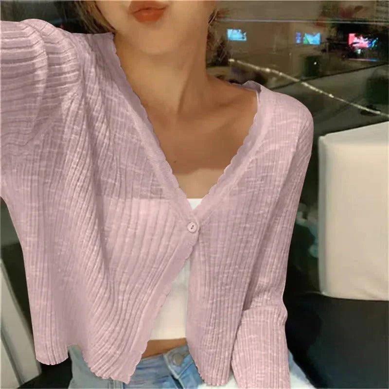 Hannah - Lightweight Summer Knit Cardigan